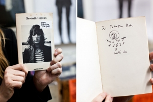 Patti Smith's inscription to Bleecker Bob / Photo by Jolie Ruben