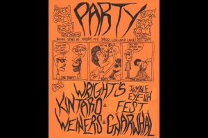 A poster Todd drew for a party and show he put on in December 2009.