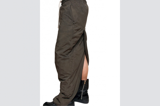 Rick Owens' Double Stretch Poplin Skirt