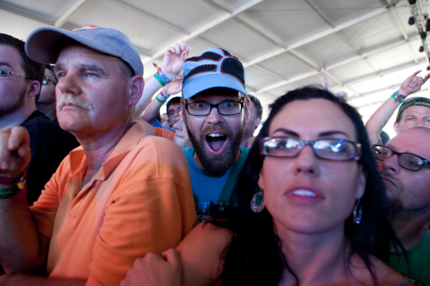 Chris Weingarten gets his smiles on Coachella weekend 2 / Photo by Nathanael Turner