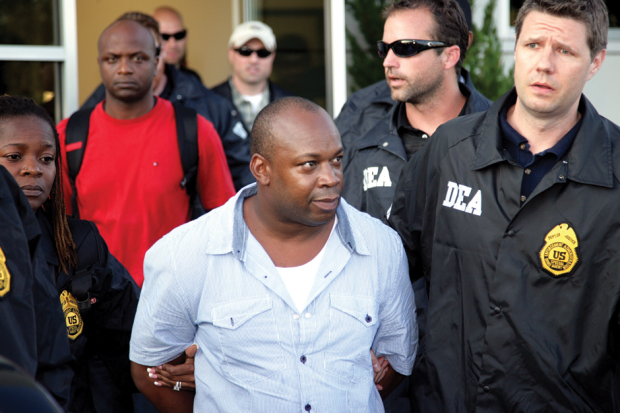 Dudus arrives in New York after extradition, June 24, 2010 / Photo by David Karp/AP Photo