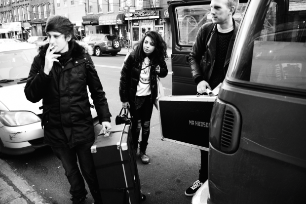 March 10, 5:30 p.m., Loading in at Knitting Factory / Photo by Michael Flores