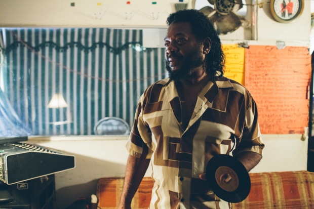 Singer-songwriter Louis Dunn in his home studio, Baton Rouge. (Photo by Daymon Gardner)