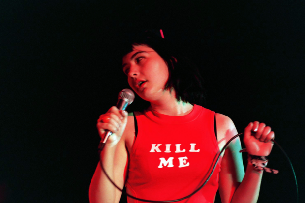 Bikini Kill during Rock for Choice 1993 at The Palladium in Hollywood, CA / Photo by Jeff Kravitz/FilmMagic, Inc