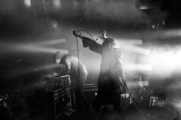 Crystal Castles perform at NYC's Roseland Ballroom, October 2012 / Photo by Kenneth Bachor