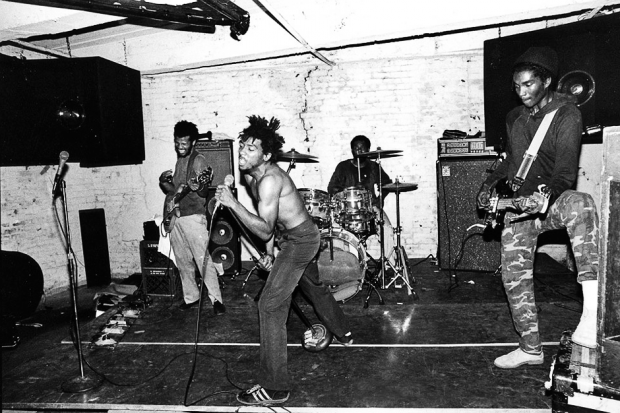 Bad Brains perform in NYC, 1980 / Photo by Glen E. Friedman