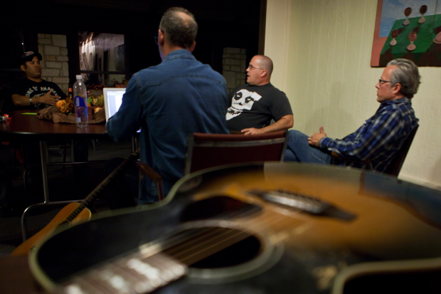 (L to R) EJ Obregon, Darden Smith, Josh Hartman, and Radney Foster / Photo by Sean Mathis