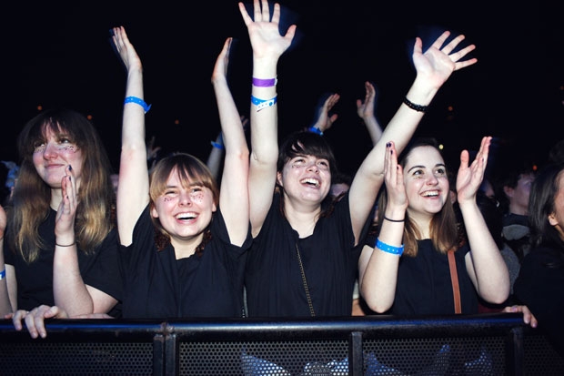 Tegan and Sara fans at their UIC Pavilion show. Photo by Brian Sorg