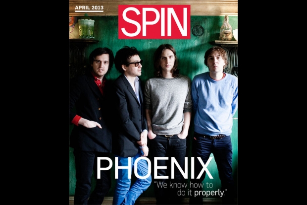 April 2013 cover of SPIN Play, Photo by Jimmy Fontaine