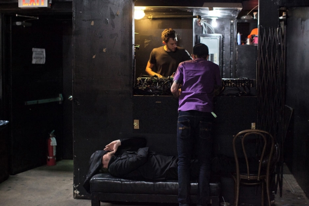 Matt Berninger before soundcheck at Public Assembly in Williamsburg, Brooklyn / Photo by David Andrako