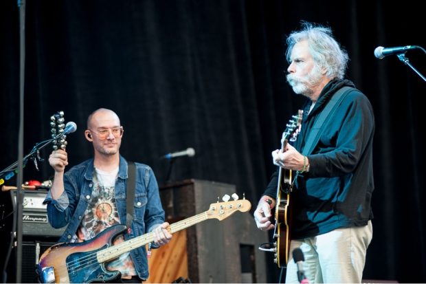 Bob Weir joins the National onstage at Outside Lands, San Francisco, August 9, 2013 / Photo by Wilson Lee