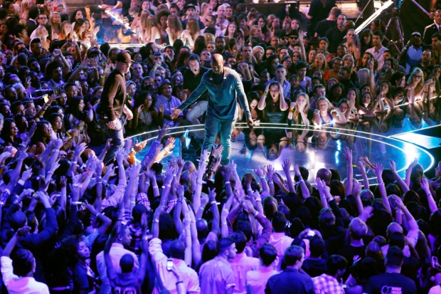 Kanye West at the 2013 MTV Video Music Awards / Photo by Getty Images