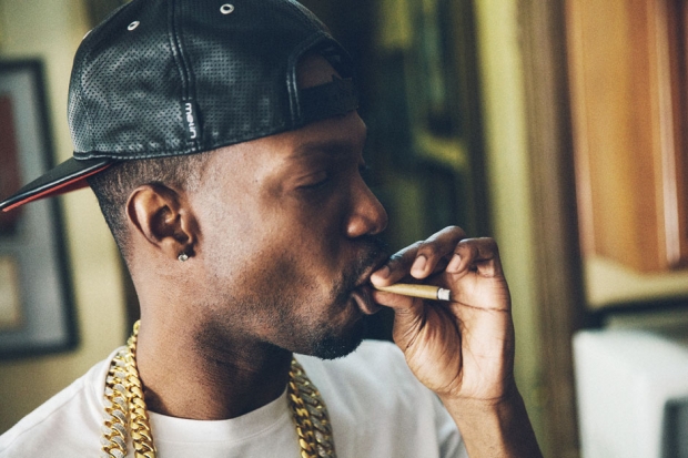 Juicy J in Los Angeles, August 2013 / Photo by Bryan Sheffield for SPIN