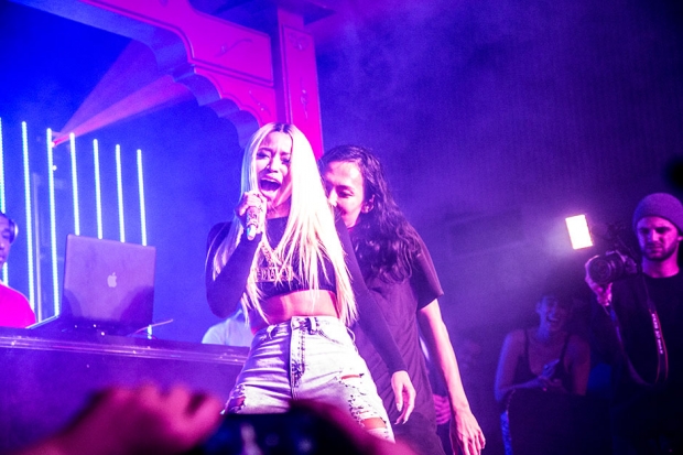 Nicki Minaj and Alexander Wang at the Alexander Wang afterparty, September 7, 2013 / Photo by Krista Schlueter