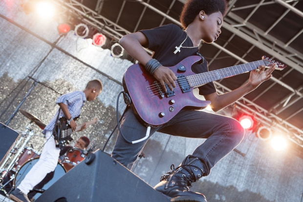 Unlocking the Truth at Afropunk Fest in Brooklyn in August 2013/ Photo by Rebecca Smeyne for SPIN