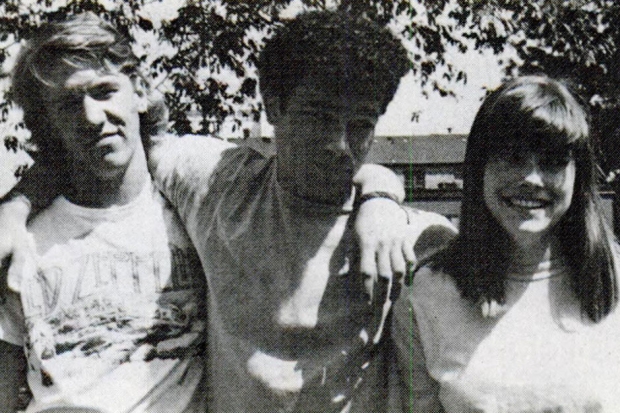 Smith with fellow National Merit Scholars at Lincoln High, 1987 / Photo courtesy Lincoln High School Library