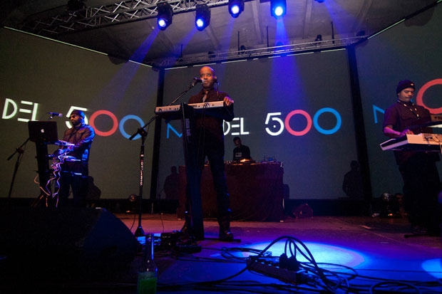 Juan Atkins and Model 500 performing at the 2011 Unsound Festival in Nova Huta, Poland / Photo by Anna Spysz