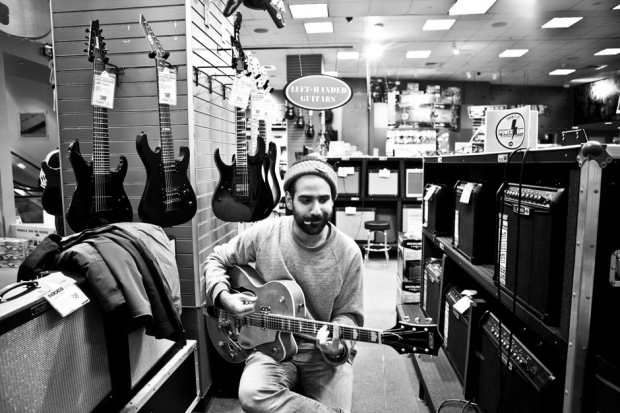 Alex Bleeker of Real Estate in Brooklyn, January 2014 / Photo by Jolie Ruben for SPIN