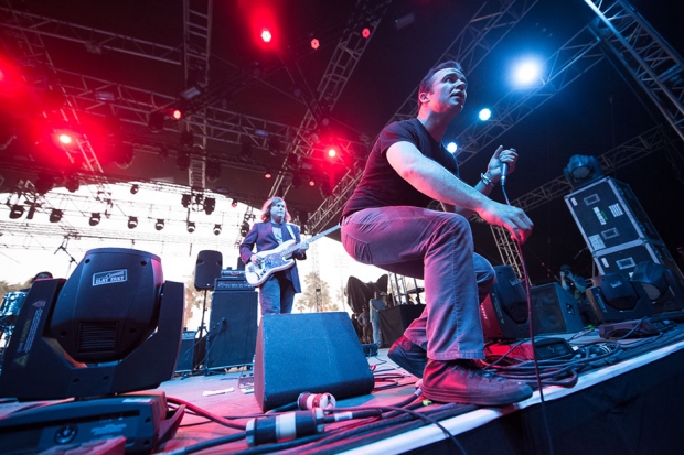 Future Islands at Coachella, Indio, California, April 12, 2014 / Photo by Wilson Lee