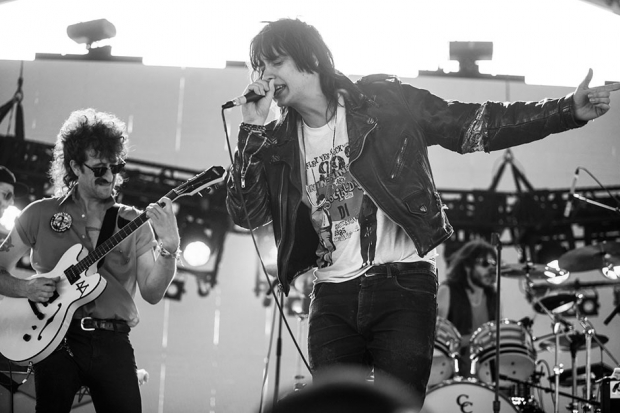 Julian Casablancas at Coachella, Indio, California, April 12, 2014 / Photo by Erik Voake