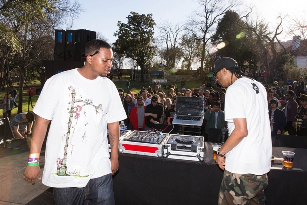 DJ Rashad and DJ Spinn / Photo by Rebecca Smeyne