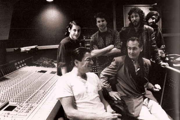 Hassell and his collaborators at Group IV during the making of 'City: Works Of Fiction', June 1989. / Photo by Zhenya Nesterov