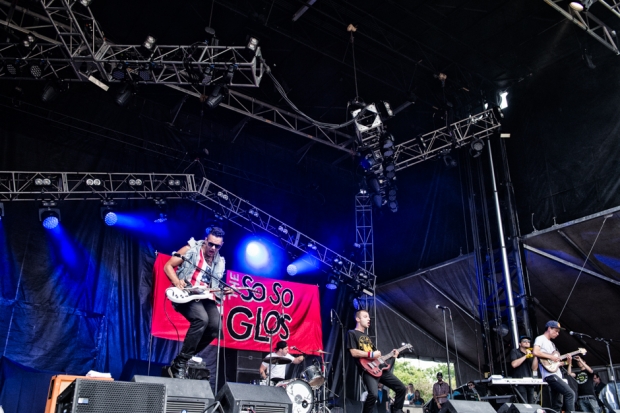 So So Glos performing at Lollapalooza 2014 / Photo by Dana Distortion for SPIN