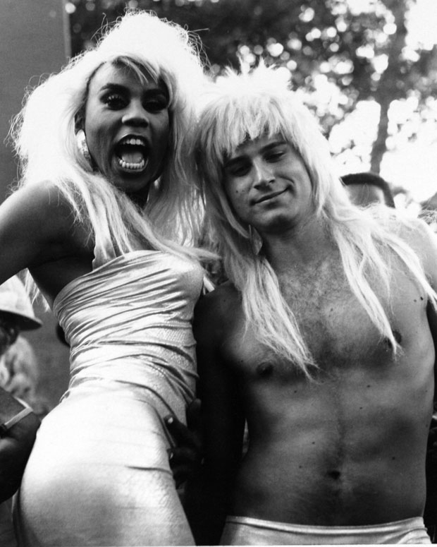 RuPaul and friend at Wigstock, 1988 / Photo by Janette Beckman/Getty Images