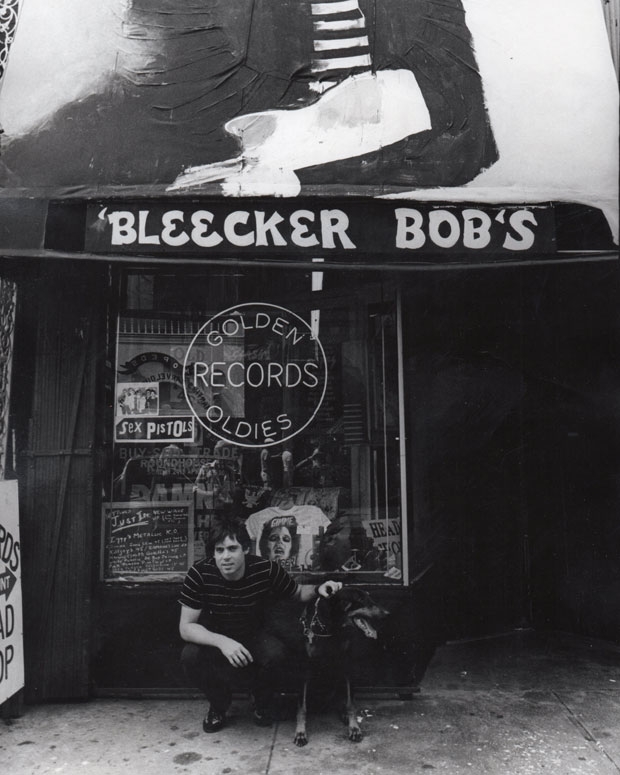 Bob at the store's original MacDougal Street location, circa 1970s. Photo courtesy of Bleecker Bob's