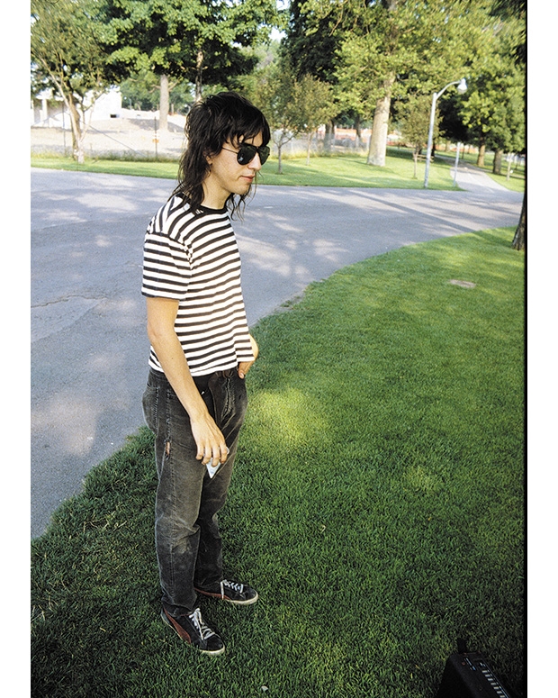 J Mascis in Buffalo, NY, July 23, 1986, on the road with Sonic Youth / Photo by Carlos van Hijfte