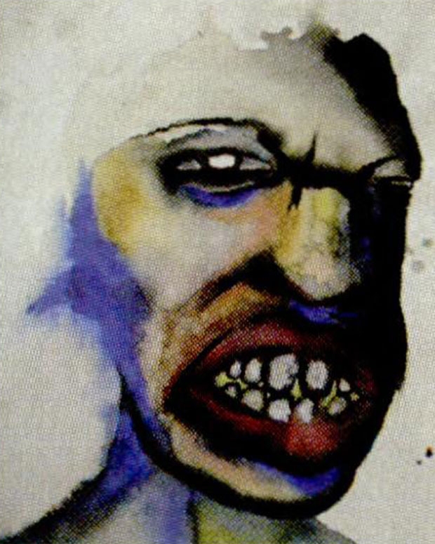 One of Manson's paintings / Photo by WENN